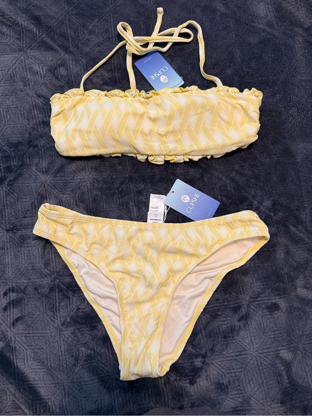 Into the Sunset Yellow Bikini Set